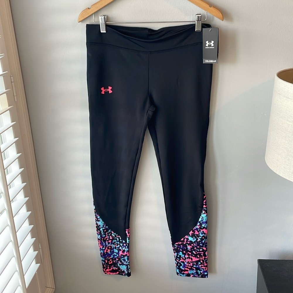 NWT Under‎ Armour ColdGear Cozy Girls Leggings